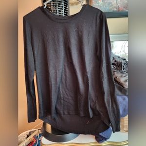 Faded Glory Black Long Sleeve Top